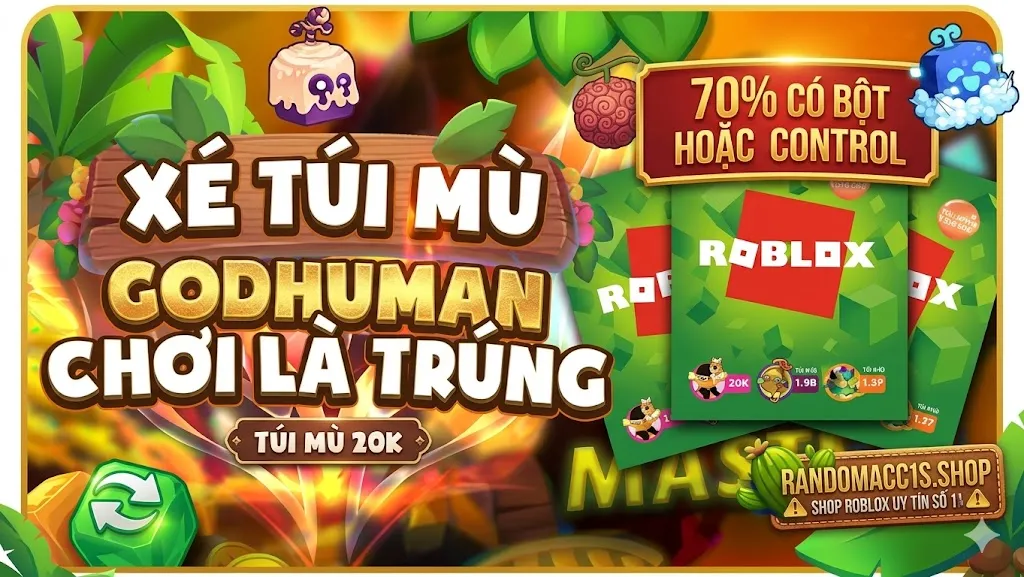 [VIP] TÚI MÙ 20K - 100% CÓ GODHUMAN